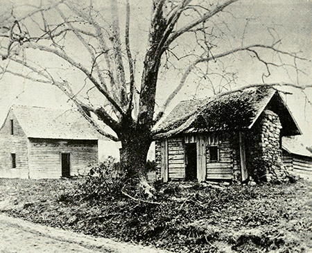 A photograph of Bennett Place from the 1900s. Image from the North Carolina Digital Collections.