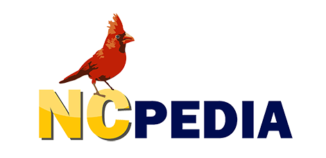 NCpedia logo depicting a cardinal sitting on the website's title. Clicking this image will take you to the NCpedia homepage. 