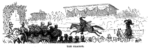 Illustration of a Ring Tournament from Harper's New Monthly Magazine, 1875. Image from Cornell University Library. Illustration of a Ring Tournament from Harper's New Monthly Magazine, 1875. Image from Cornell University Library.