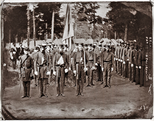 Confederate Soldiers, E 20the Regiment NCT, Duplin Co. From the General Negative Collection, North Carolina State Archives, call #:  NO_53_3_80 Confederate Flag of 18th NC Mar 1 1953  From the General Negative Collection, North Carolina State Archives, Raleigh, NC. NO_53_3_80 Confederate Flag of 18th NC Mar 1 1953  From the General Negative Collection, North Carolina State Archives, call #: N_61_10_4.