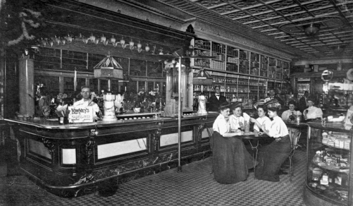 E. B. Marston's Drugstore in Kinston, ca. 1915. North Carolina Collection, University of North Carolina at Chapel Hill Library. E. B. Marston's Drugstore in Kinston, ca. 1915. North Carolina Collection, University of North Carolina at Chapel Hill Library.