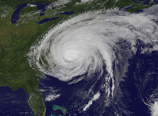 "Hurricane Irene Makes Landfall in North Carolina." Image courtesy of NASA Goddard Space Flight Center. "Hurricane Irene Makes Landfall in North Carolina." Image courtesy of NASA Goddard Photo and Video.