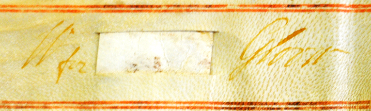 The signature of William Glover on a 1707 land transfer document. Image courtesy of Tryon Palace. The signature of William Glover on a 1707 land transfer document. Image courtesy of Tryon Palace.