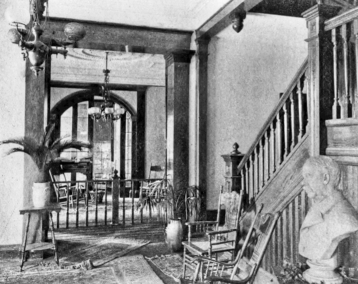 Keeley Institute, ca. 1903, after its move to Blandwood. North Carolina Collection, University of North Carolina at Chapel Hill Library. Keeley Institute, ca. 1903, after its move to Blandwood. North Carolina Collection, University of North Carolina at Chapel Hill Library.