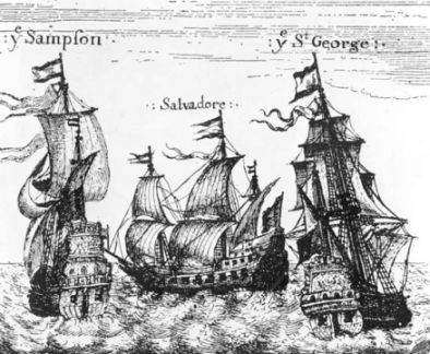 Navigation Acts: Dutch ships masquerading as English vessels, Photograph, from Encyclopædia Britannica Online.