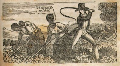 "Slaves under the overseers whip." 1849. Image courtesy of LearnNC. "Slaves under the overseers whip." 1849. Image courtesy of LearnNC.