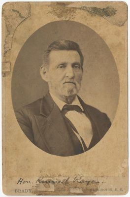 Portrait of Kenneth Rayner, organizer of North Carolina's American Party in 1854, taken by Matthew Brady, between 1864-1884. Image courtesy of East Carolina University Digital Collections. Portrait of Kenneth Rayner taken by Matthew Brady, between 1864-1884. Image courtesy of East Carolina University Digital Collections.