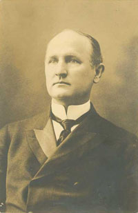 Photograph of governor Charles Brantley Aycock. Image from North Carolina Historic Sites.