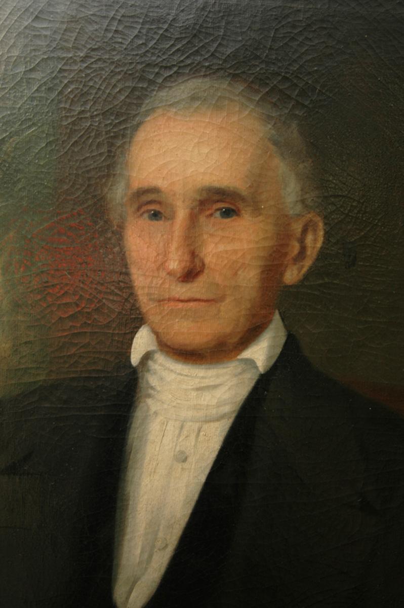 Oil painting of William Peace by William Garl Browne. Image from the William Peace University Flickr photo stream.