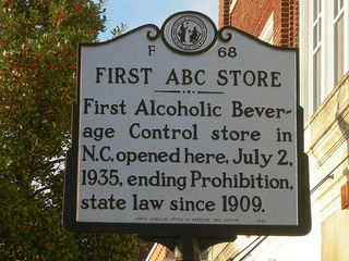 First ABC Store, NC Historical Marker. 