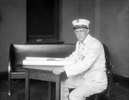 Sherwood Brockwell (Fire Chief) about 1911. From the North Carolina State Archives, call #: N_53_16_3960. 
