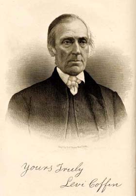 Levi Coffin. Courtesy of Documenting the American South, UNC Libraries. 
