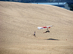 hang gliding
