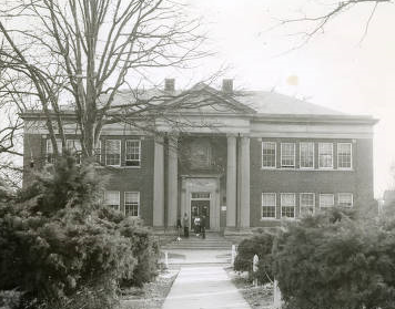 Historic photo of Johnson C. Smith University's George E. Davis Science Hall