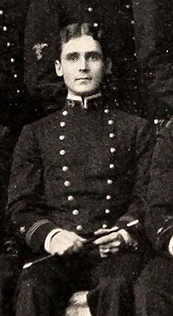 A photograph of Lyman Atkinson Cotten from the 1898 United States Naval Academy yearbook. Image from the Internet Archive.