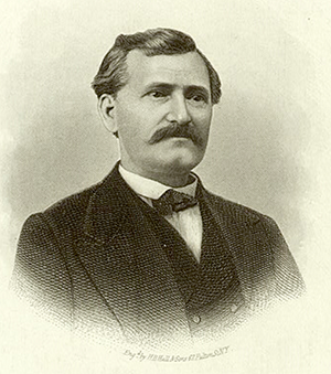 An engraving of Congressman Joseph Dixon. Image from the New York Public Library Digital Collections.