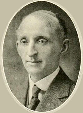 A photograph of Dr. Michael Hoke published in the 1922 University of North Carolina yearbook. Image from the University of North Carolina at Chapel Hill.