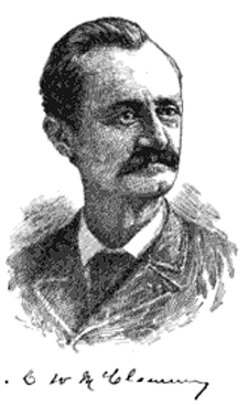 An engraving of Charles Washington McClammy published in 1899. Image from Google Books.