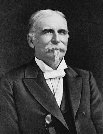 A 1905 engraving of James Turner Morehead. Image from Archive.org.