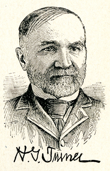 Engraved image of Henry Gray Turner, from White's <i>The National Cyclopaedia of American Biography</i>, Vol. II, published 1893 by James T. White & Company. 