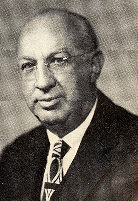 A photograph of John Clarke Whitaker published in 1951. Image from the Internet Archive.