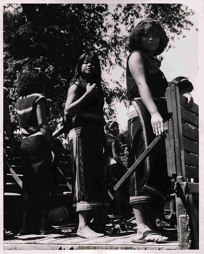 Montagnard women, 1966, Image taken by Mark Gayn. Image courtesy of Thomas Fisher Rare Book Library, University of Toronto, Toronto, Ontario Canada M5S 1A5. 