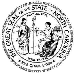 Great seal of the state of North Carolina