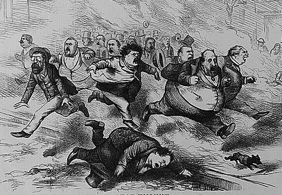 "Stop Thief!", created by by Thomas Mast, 1871. Image available online from Library of Congress. 