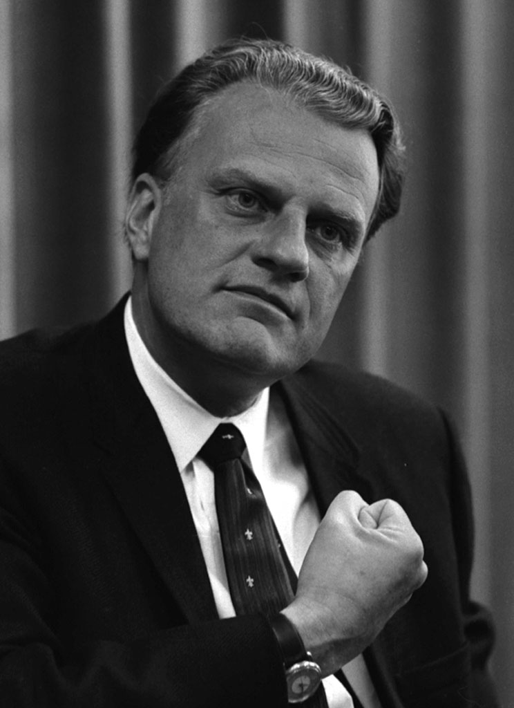 This is an image of Reverend Billy Graham in 1966.