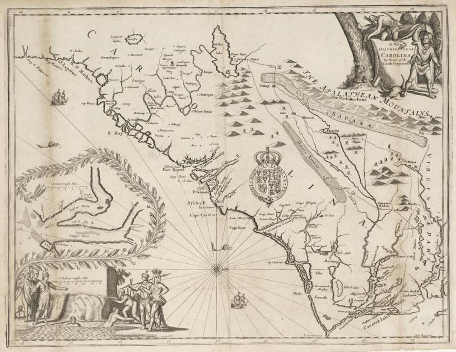 mapa de Ogilby, ca. 1672. 