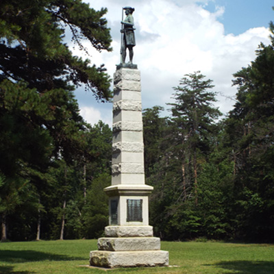 Image of Colonial Monument at Alamance Battleground. From Commemorative Landscapes of North Carolina, UNC-Chapel Hill.