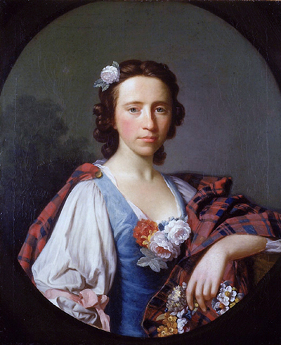 Portrait of Flora MacDonald completed in 1749. MacDonald immigrated to North Carolina from Scotland in 1774 and settled in what is now known as Montgomery County. Courtesy of Wikimedia Commons.