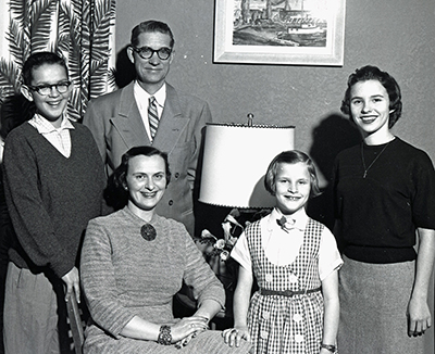 "Judge Robert C. Finley and family." Photograph. 1958. Susan Parish Photograph Collection, 1889-1990. Washington State Archives.