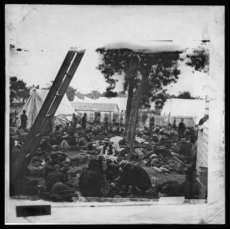 Civil War field hospital Civil War field hospital