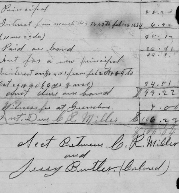 Accounting Of Debts For Mr Jessa Butler Ncpedia