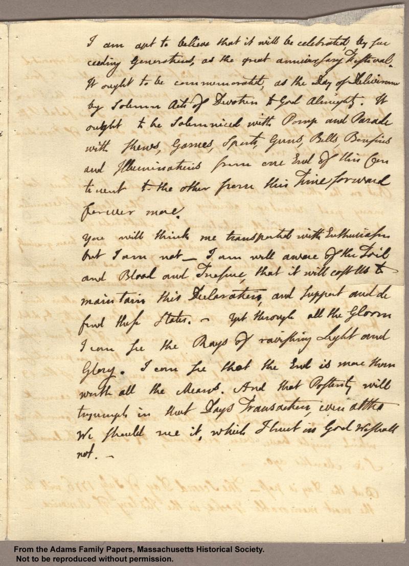 <img typeof="foaf:Image" src="http://statelibrarync.org/learnnc/sites/default/files/images/adams_had_declaration_p3.jpg" width="1287" height="1780" alt="Letter from John Adams to Abigail Adams, 3 July 1776 - Had a declaration..." title="Letter from John Adams to Abigail Adams, 3 July 1776 - Had a declaration..." />