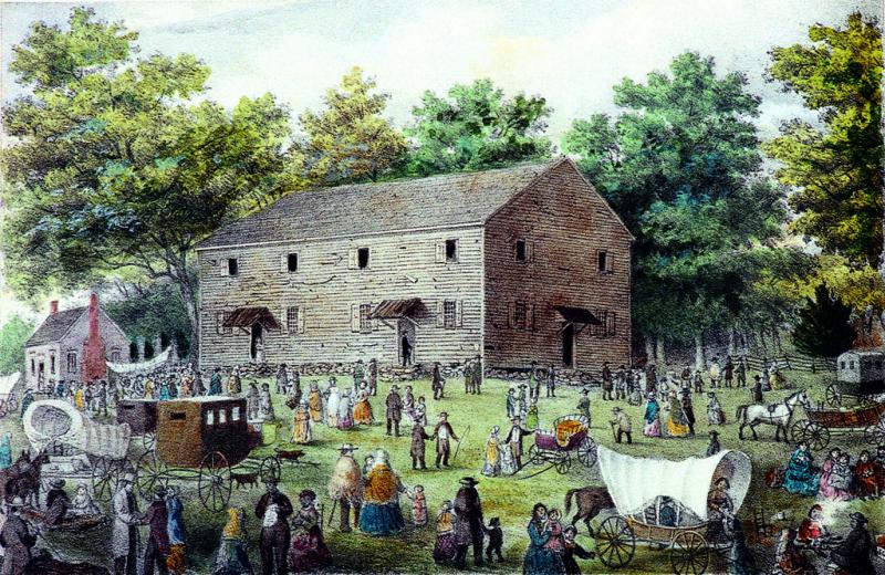 Friends Meeting House painting Friends Meeting House painting