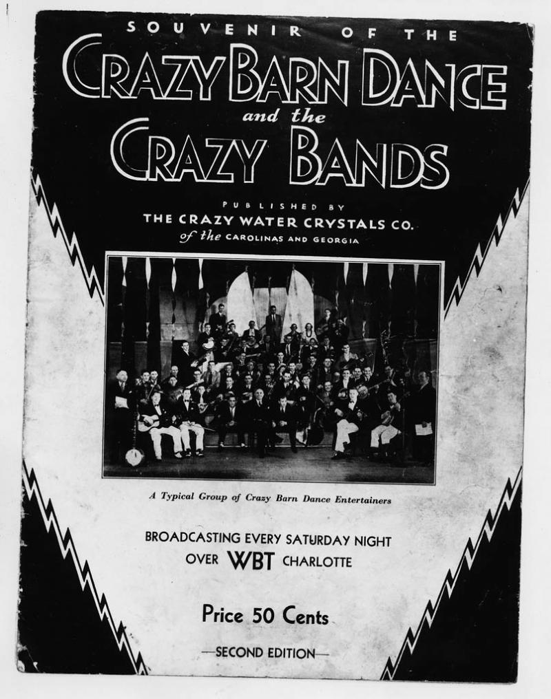 Souvenir pamphlet of the Crazy Barn Dance