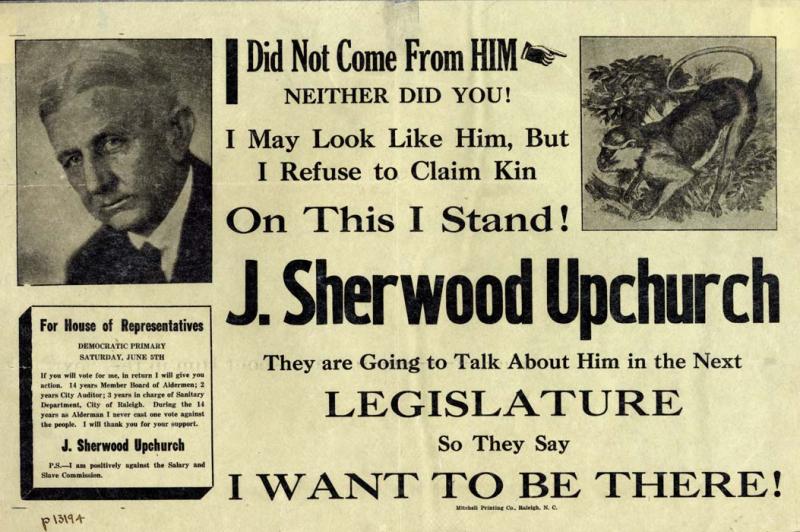 <img typeof="foaf:Image" src="http://statelibrarync.org/learnnc/sites/default/files/images/image.jpg" width="1053" height="700" alt="Campaign poster against evolution, 1926" title="Campaign poster against evolution, 1926" />