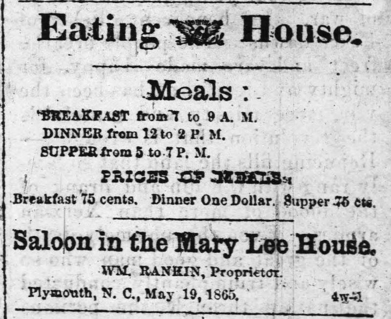 "Eating House," The Old Flag 