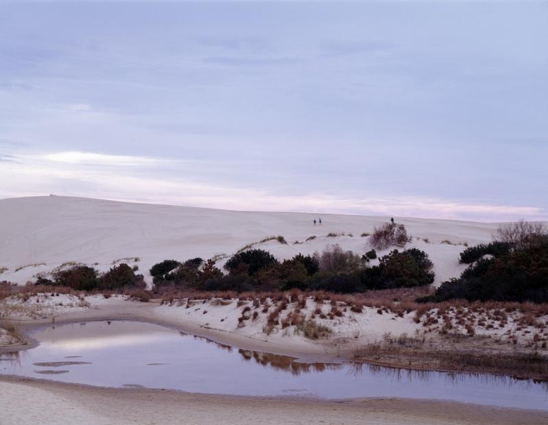 Jockey's Ridge State Park, North Carolina, the East's tallest natural sand dune located in Nags Head, North Carolina