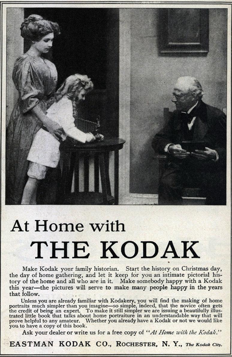 <img typeof="foaf:Image" src="http://statelibrarync.org/learnnc/sites/default/files/images/kodak_ad.jpg" width="774" height="1189" alt="Magazine advertisement for Kodak cameras, 1910" title="Magazine advertisement for Kodak cameras, 1910" />