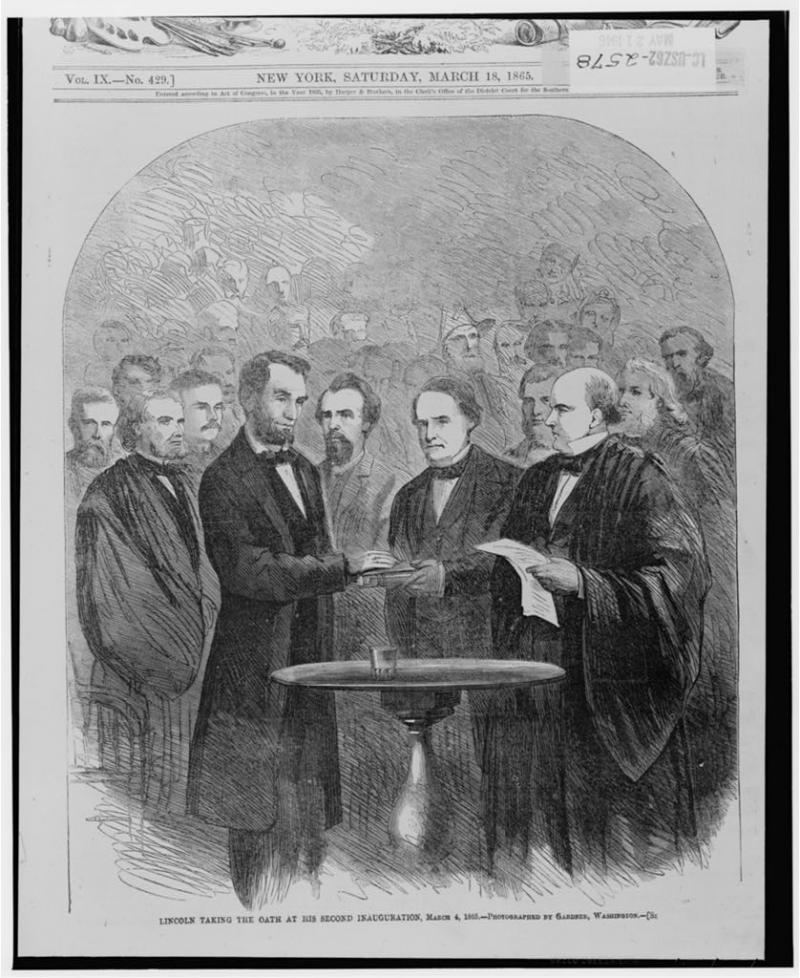 <img typeof="foaf:Image" src="http://statelibrarync.org/learnnc/sites/default/files/images/lincoln_illustration.jpg" width="838" height="1024" alt="Lincoln's second inauguration, March 4, 1865" title="Lincoln's second inauguration, March 4, 1865" /> <img typeof="foaf:Image" src="http://statelibrarync.org/learnnc/sites/default/files/images/lincoln_illustration.jpg" width="838" height="1024" alt="Lincoln's second inauguration, March 4, 1865" title="Lincoln's second inauguration, March 4, 1865" />