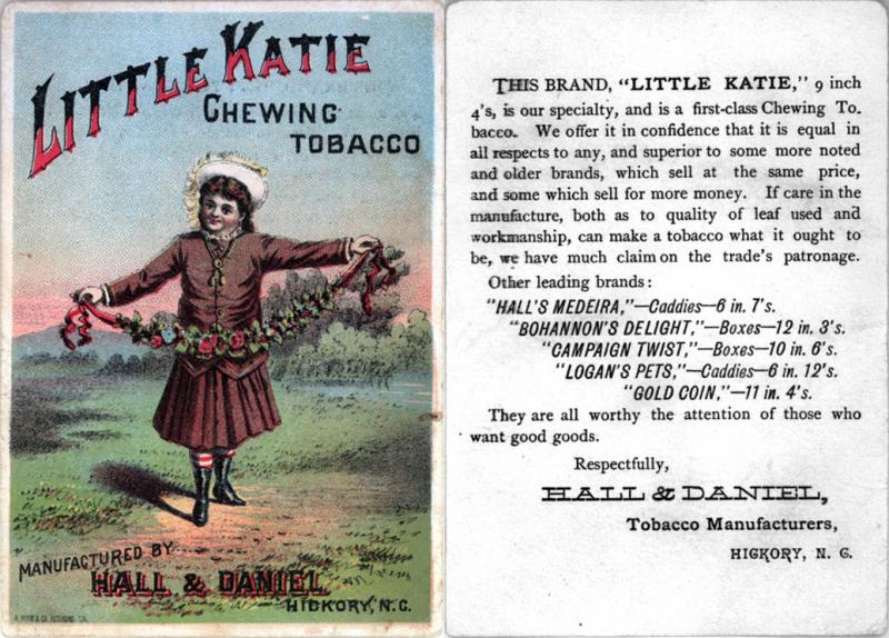 Little Katie Chewing Tobacco Trading Card Ncpedia
