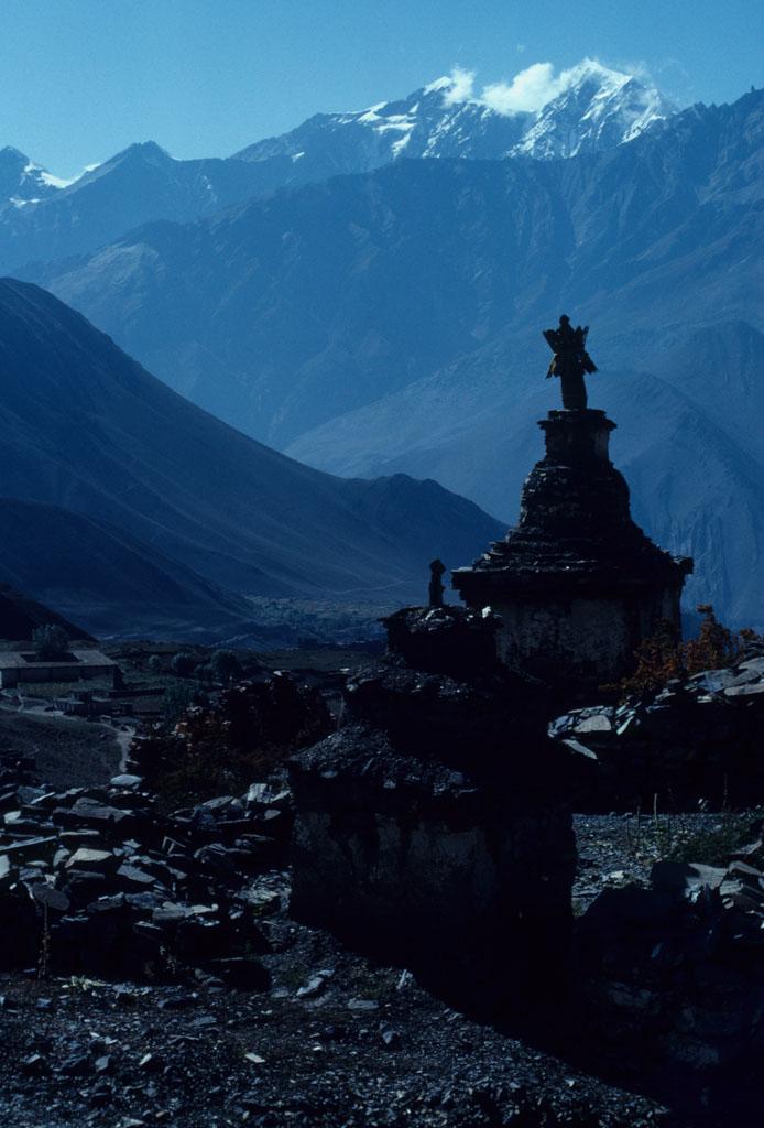 <img typeof="foaf:Image" src="http://statelibrarync.org/learnnc/sites/default/files/images/nepal_199.jpg" width="694" height="1024" alt="Chortens in the Muktinath temple area" title="Chortens in the Muktinath temple area" />