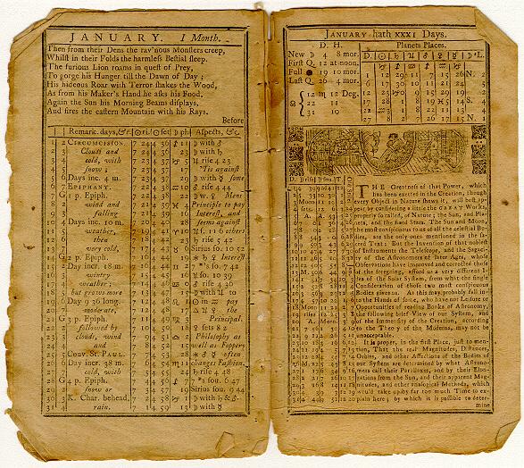 <img typeof="foaf:Image" src="http://statelibrarync.org/learnnc/sites/default/files/images/pra53jan.jpg" width="587" height="524" alt="Poor Richard's Almanack, January 1753" title="Poor Richard's Almanack, January 1753" />