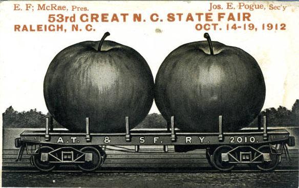 Postcard from the 1912 North Carolina State Fair Postcard from the 1912 North Carolina State Fair