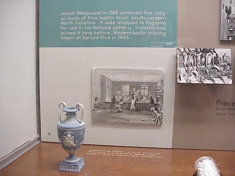 <img typeof="foaf:Image" src="http://statelibrarync.org/learnnc/sites/default/files/images/wedgewood_pottery.jpg" width="1024" height="768" alt="NC white clay used for Wedgwood Pottery" title="NC white clay used for Wedgwood Pottery" />