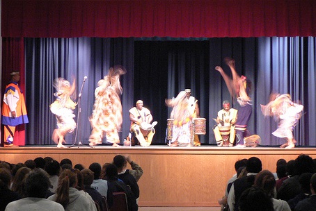 The African American Dance Ensemble at the Jones County Civic Center, on April 22, 2008. Image from Flickr user crowdive.