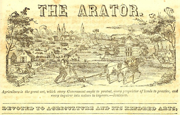 Masthead of The Arator.